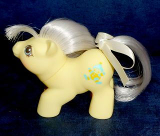 Rose: My Little Pony Vintage Newborn Twin Baby Toppy NEAR G1 2