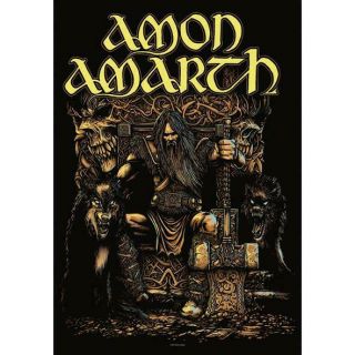 Amon Amarth Thor Textile Poster Fabric Flag