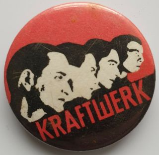 Kraftwerk Vintage Button Badge Electronic Krautrock Synthpop 70 