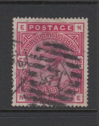 Gb Qv 5s Rose Sg180 Five Shillings " Ne " 1883 - 84 Stamp