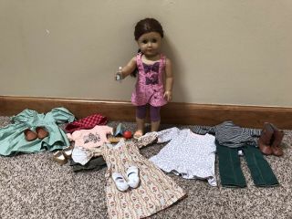 Authentic American Girl Doll Felicity With Outfits& Accessories