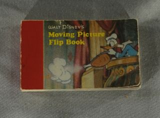 1986 Walt Disney Mickey Mouse / Donald Duck Moving Picture Flip Book (inv.  003)