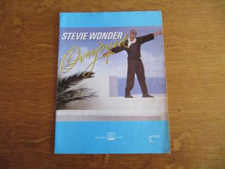 Stevie Wonder - Overjoyed - Uk Sheet Music (soul D)