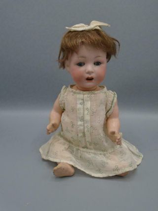 Antique German Bisque Doll Jutta Character Baby 1914 Composition 5pc.  Body