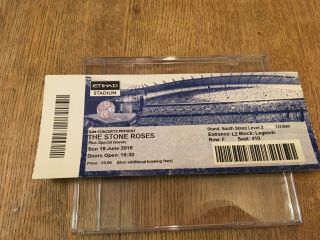 The Stone Roses Etihad Stadium 19 June 2016 Ticket Stub Gig Concert Mcfc