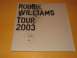 Robbie Williams - 2003 Tour - Tour Programme (promo)