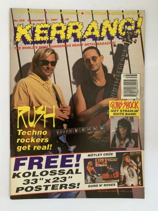 Kerrang 359 Rush Guns N 