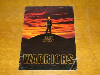 Gary Numan - Warriors 1983 Official Tour Programme (promo)