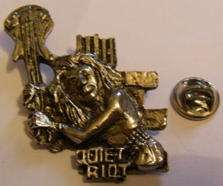 Quiet Riot Vintage Pin Badge