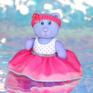 Dream Bears Cubby Purple 3 " Posable Figure Vintage 1984 Remco Extra Access Bb363
