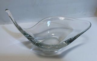Daum Nancy France Modern/abstract Crystal Bowl Centerpiece