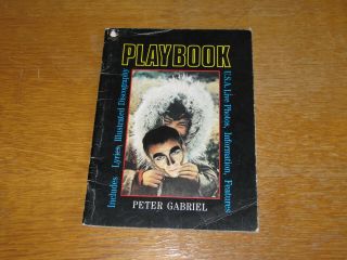Peter Gabriel - 1983 Playbook Official Tour Programme (promo)