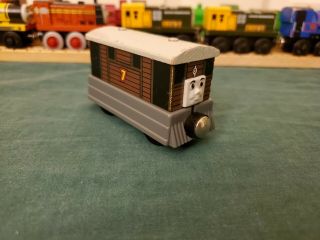 Thomas Wooden Railway Learning Curve Vintage 2000 Toby The Tram Engine Vguc