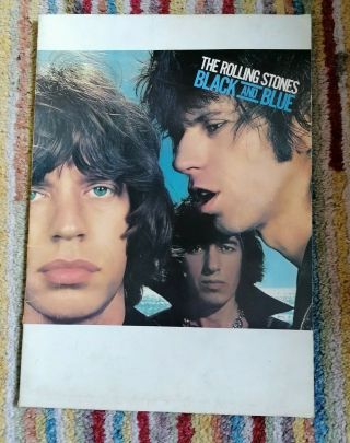 The Rolling Stones Black And Blue 1976 Europe Tour Programme