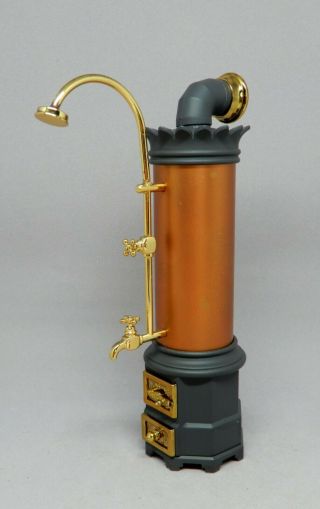 Bodo Hennig Geschützt Bathroom Boiler Shower Dollhouse Miniature 1:12