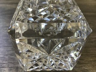 Square Votive Candle Holder Candlestick Waterford Crystal Lismore Pattern 2 5/8 3