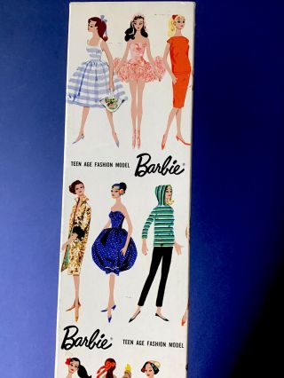 Vintage Brownette Bubble Cut Barbie Box Only
