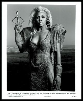 1985 Tina Turner In Mad Max Beyond Thunderdome Vintage Photo