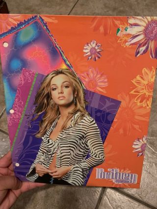 Britney Spears School Folder 2001 Britney Brands Inc Oops Era