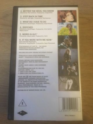 Kylie Minogue ‎– Let ' s Get To.  The Videos DVD 1992 2