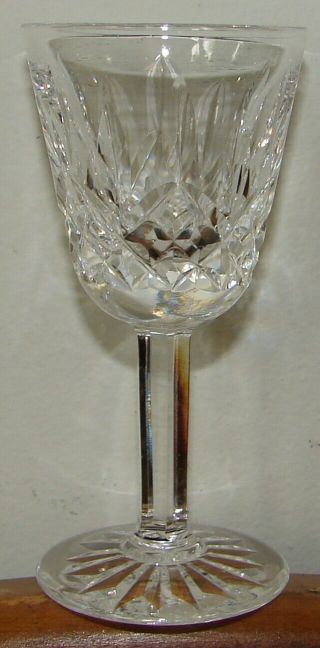 Waterford Crystal Cordial Glass Lismore Pattern 3 3/8 " Tall Ireland