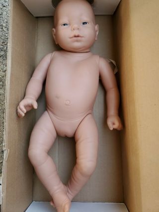 1998 Realcare Think It Over Baby Girl Doll Caucasian G5 W/program Box
