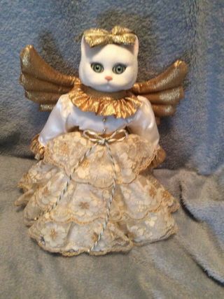 Goebel Betty Jane Carter Doll - Cat Angel Tree Topper - Very Rare