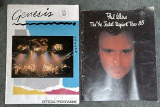Genesis Abacab Tour 1981 Programme,  Phil Collins No Jacket Required