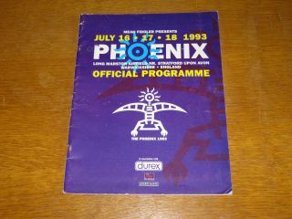 The Phoenix Festival - 1993 Programme (sonic Youth Pwei Manic Street Preachers)
