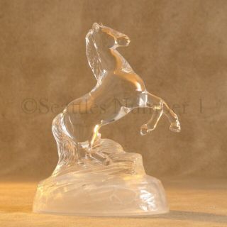 Boutique Cristal D’arques Crystal Rearing Horse Lead Crystal 24 Made In France