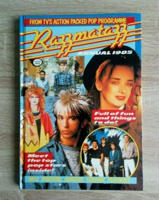 Razzmatazz Annual 1985 Vintage/retro Pop Music Hardback Book Near