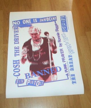 Sex Pistols Ronnie Biggs The Great Rock N Roll Swindle Punk Rock Poster