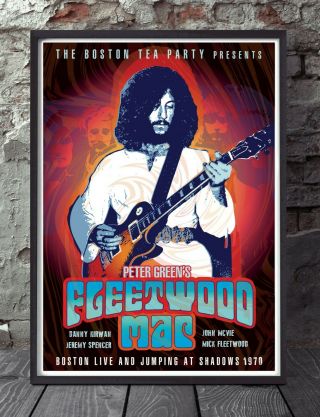 Peter Green Fleetwood Mac A3 Size Poster.  Specially Designed