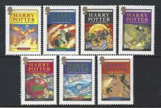 Great Britain 2007 Harry Potter Unmounted,  Mnh Set Of 7