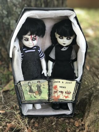 Jack And Jill Living Dead Doll White Version They Have Left Their Coffin (opened)