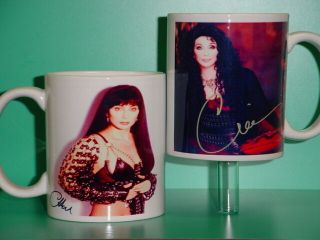 Cher - With 2 Photos - Designer Collectible Gift Mug