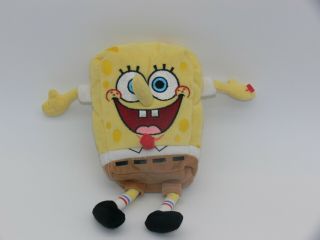 Ty Spongebob Squarepants Beanie Baby 8” Plush Stuffed Animal