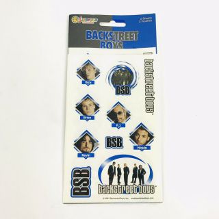 Y2k Backstreet Boys Bsb 2001 Black & Blue Sandylion Stickers 2 Sheets 20