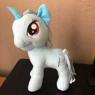 My Little Pony Trixie Lulamoon Light Blue 11 " Plush Funrise Hasbro Unicorn 2013
