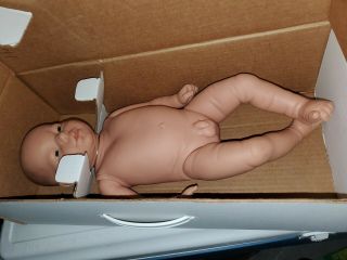 1998 Realcare Think It Over Baby Boy Doll Caucasian G5 W/program Box