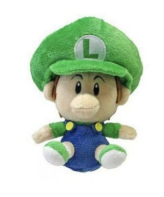 Sanei Mario Plush 5 " Baby Luigi