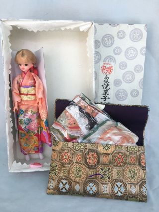Takara Jenny Doll Kimono Jenny From Japan Barbie Doll With Xtras Look