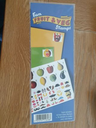 2003 Gb Fun Fruit And Veg Royal Mail Stamps