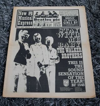 Nme 11 February 1967 Beatles Small Faces Marvin John 