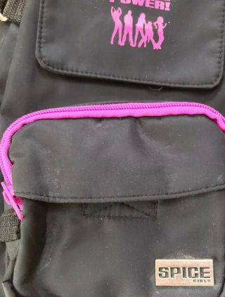 Spice Girls Official Merchandise Black And Pink Mini Back Pack 3