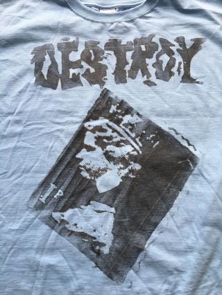 Destroy Queen T - Shirt Punk Seditionaries Jamie Reid Sex Pistols Inspired XXL 2