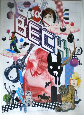 Beck The Information Official Uk Record Company Poster