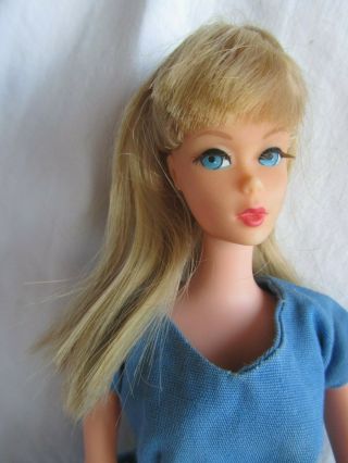 Vintage Mod Twist And Turn Ash Blonde Barbie Doll - Face Color - Japan