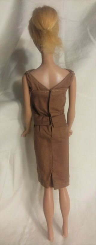 Vintage 1960 5 Barbie Doll 850 Blonde Curly Bangs on Midge 860 Body 2