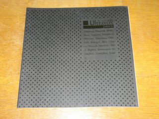 Ultravox - Set Movements 1984 Official Tour Programme (promo)